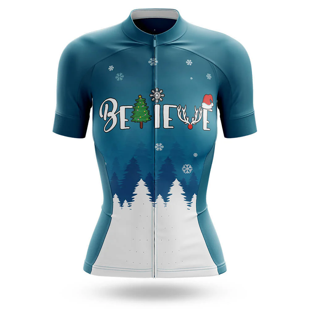 Believe Christmas Women Cycling Kit - Image 3
