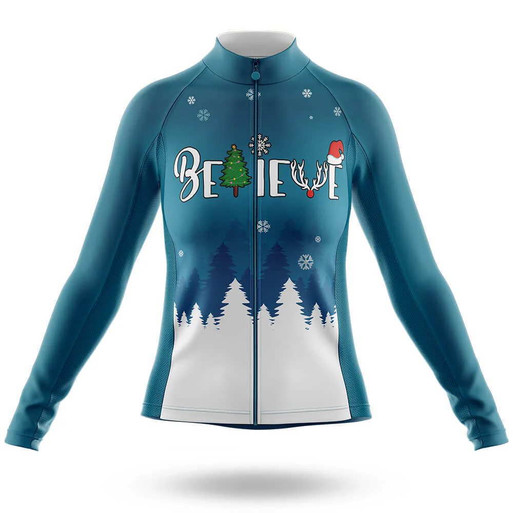 Believe Christmas Women Cycling Kit - Image 5