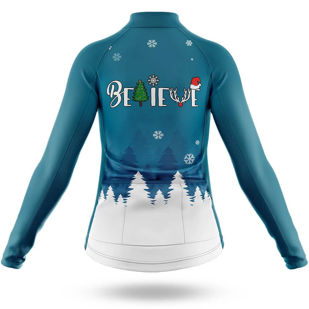 Believe Christmas Women Cycling Kit - Image 6