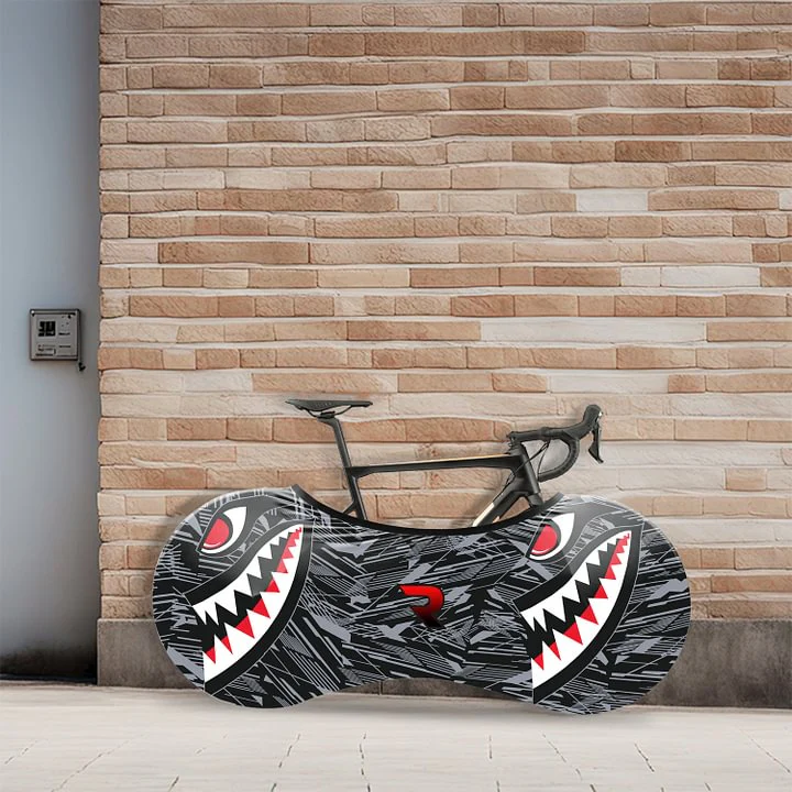Classic Shark Bicycle Wheels Cover - Image 3