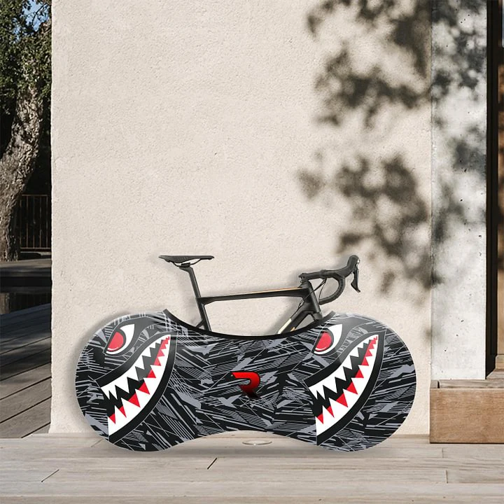 Classic Shark Bicycle Wheels Cover - Image 4