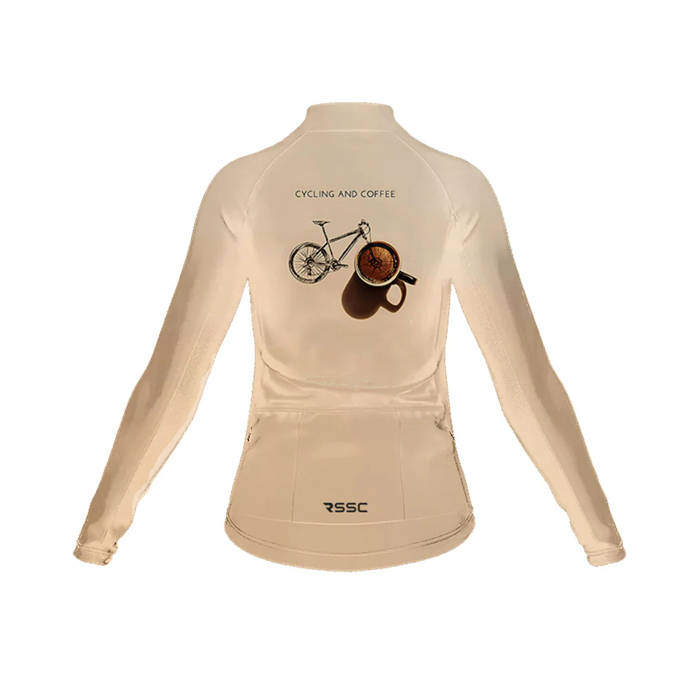 Cycling And Coffee Women's Long Sleeve Cycling Kit - Image 4
