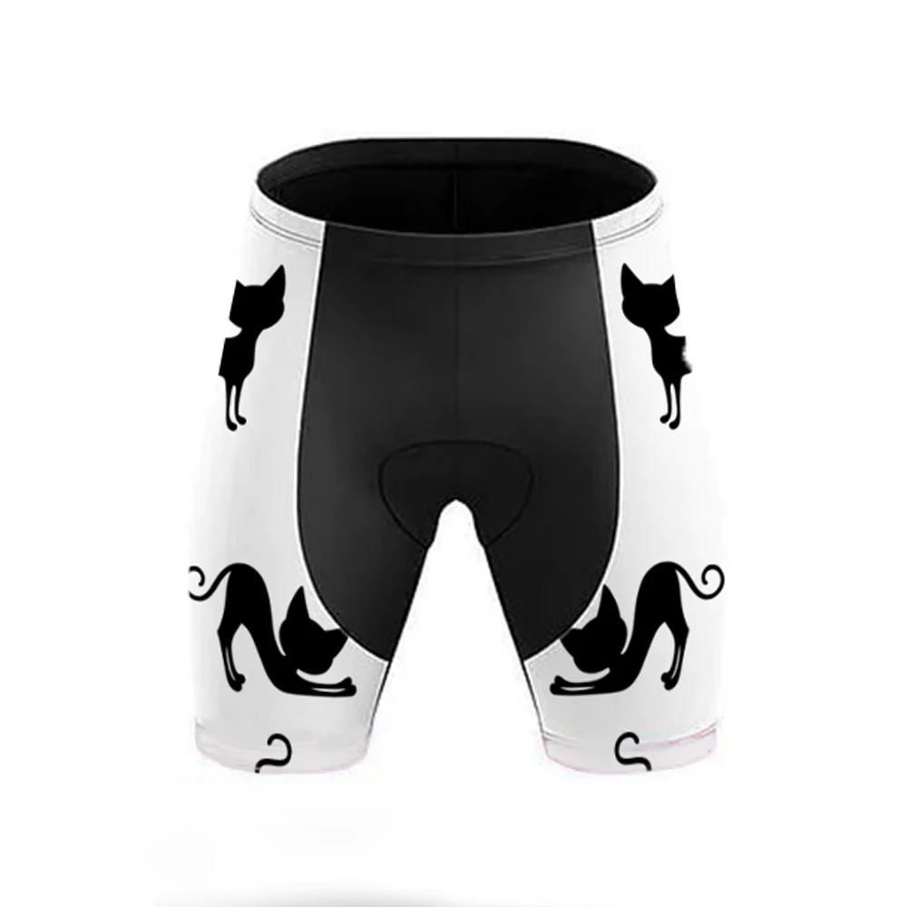 Elegant Black Cat Women's Cycling Jersey Kits - Image 4