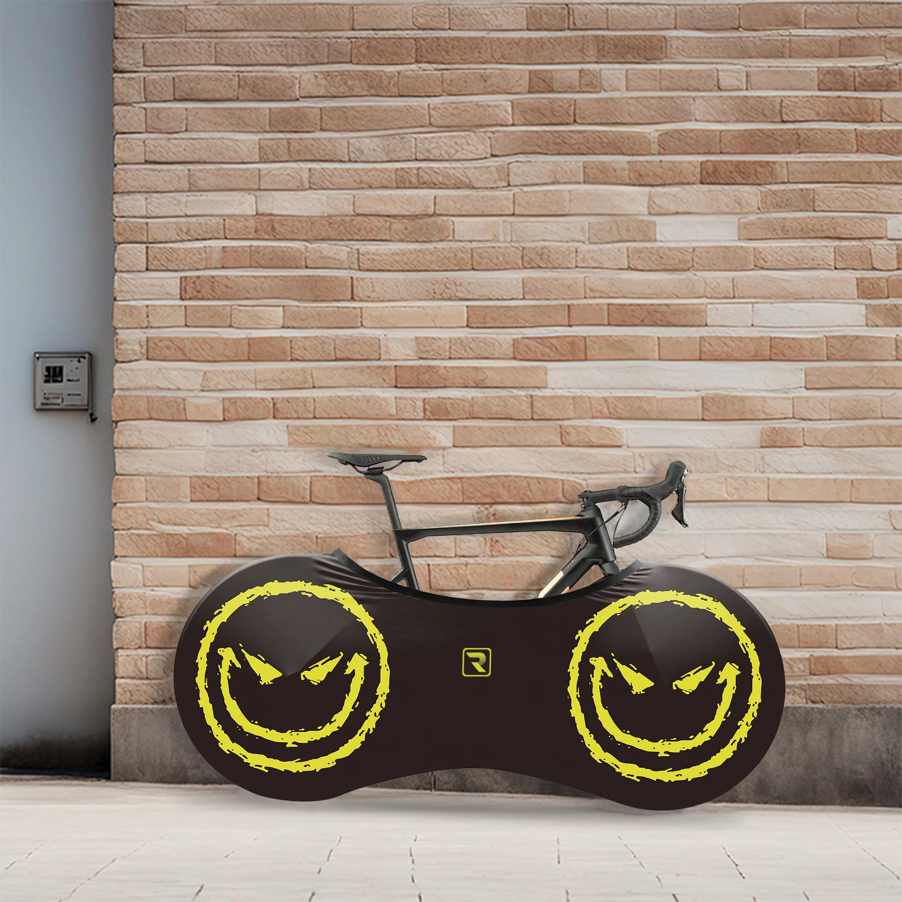 Evil Smile Face Bicycle Wheels Cover - Image 3