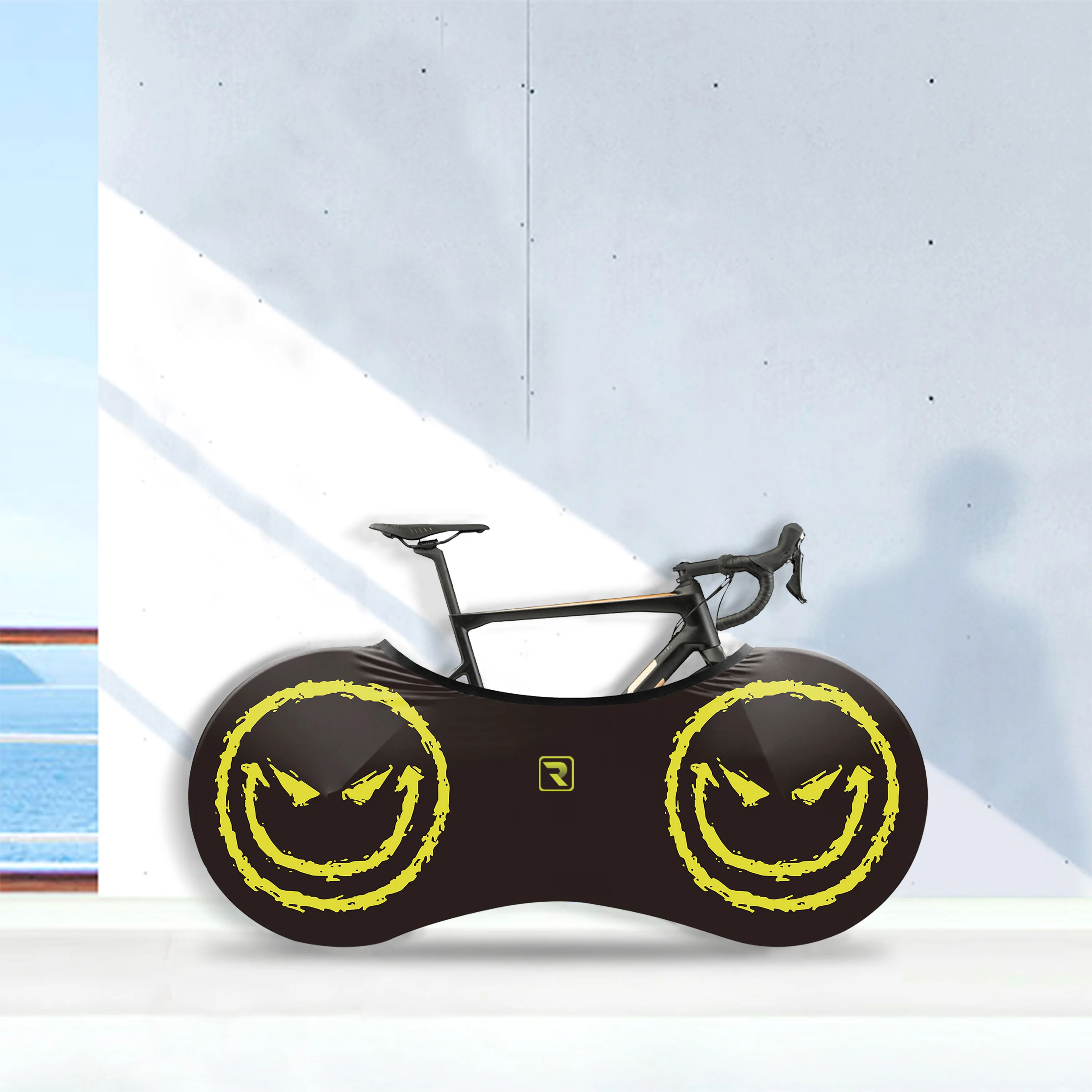 Evil Smile Face Bicycle Wheels Cover - Image 4