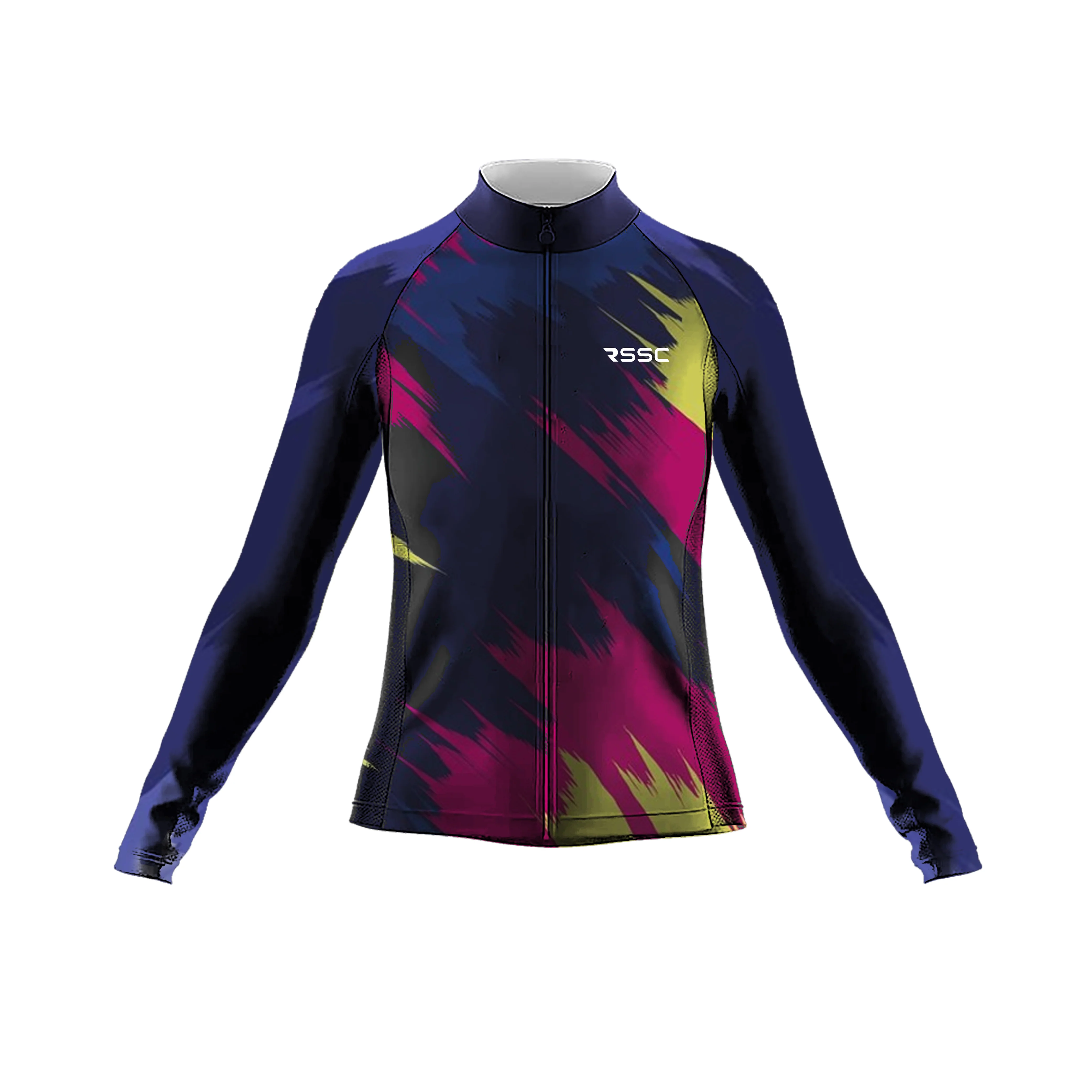 Gradient Color Women's Long Sleeve Cycling Kit - Image 3