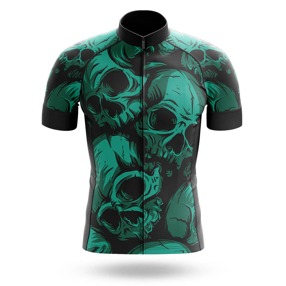 Green Skulls Men's Cycling Kit - Image 3