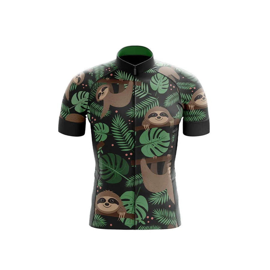 Sloth Lover Men's Short Sleeve Cycling Kit - Image 3