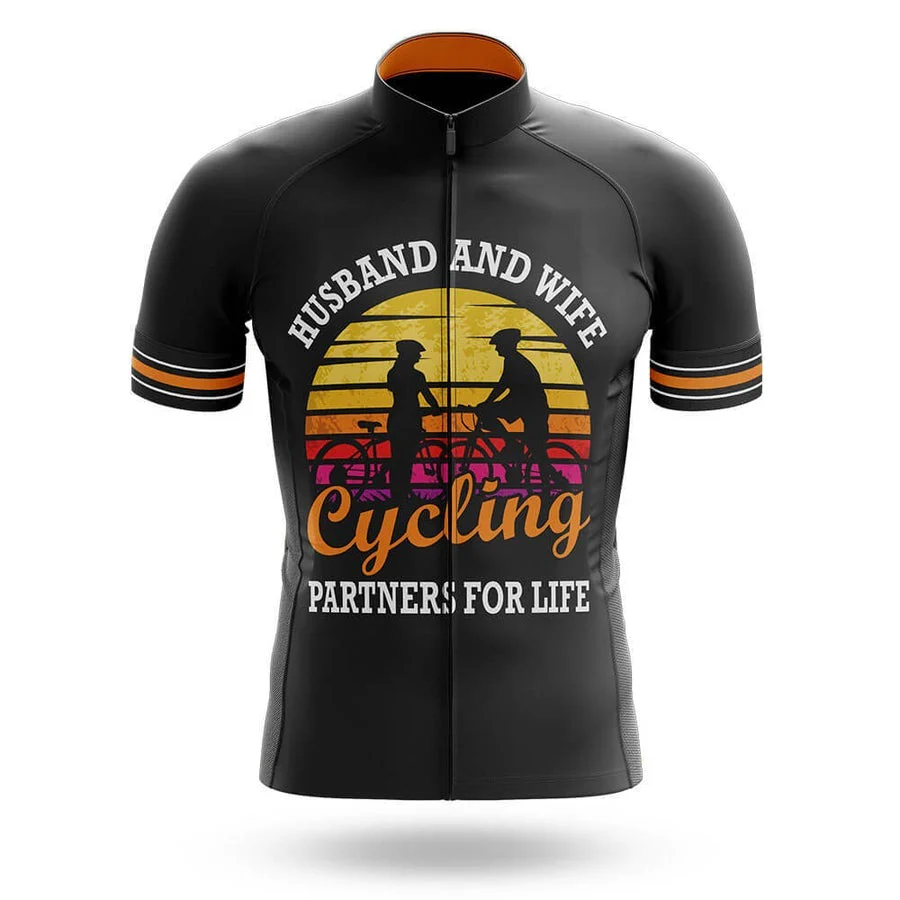 Husband And Wife Cycling Men's Short Sleeve Cycling Kit - Image 3