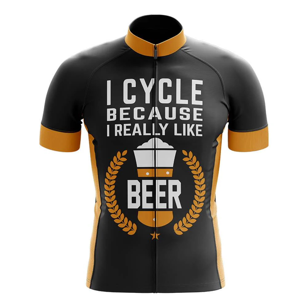 I Like Beer Men's Short Sleeve Cycling Kit - Image 3