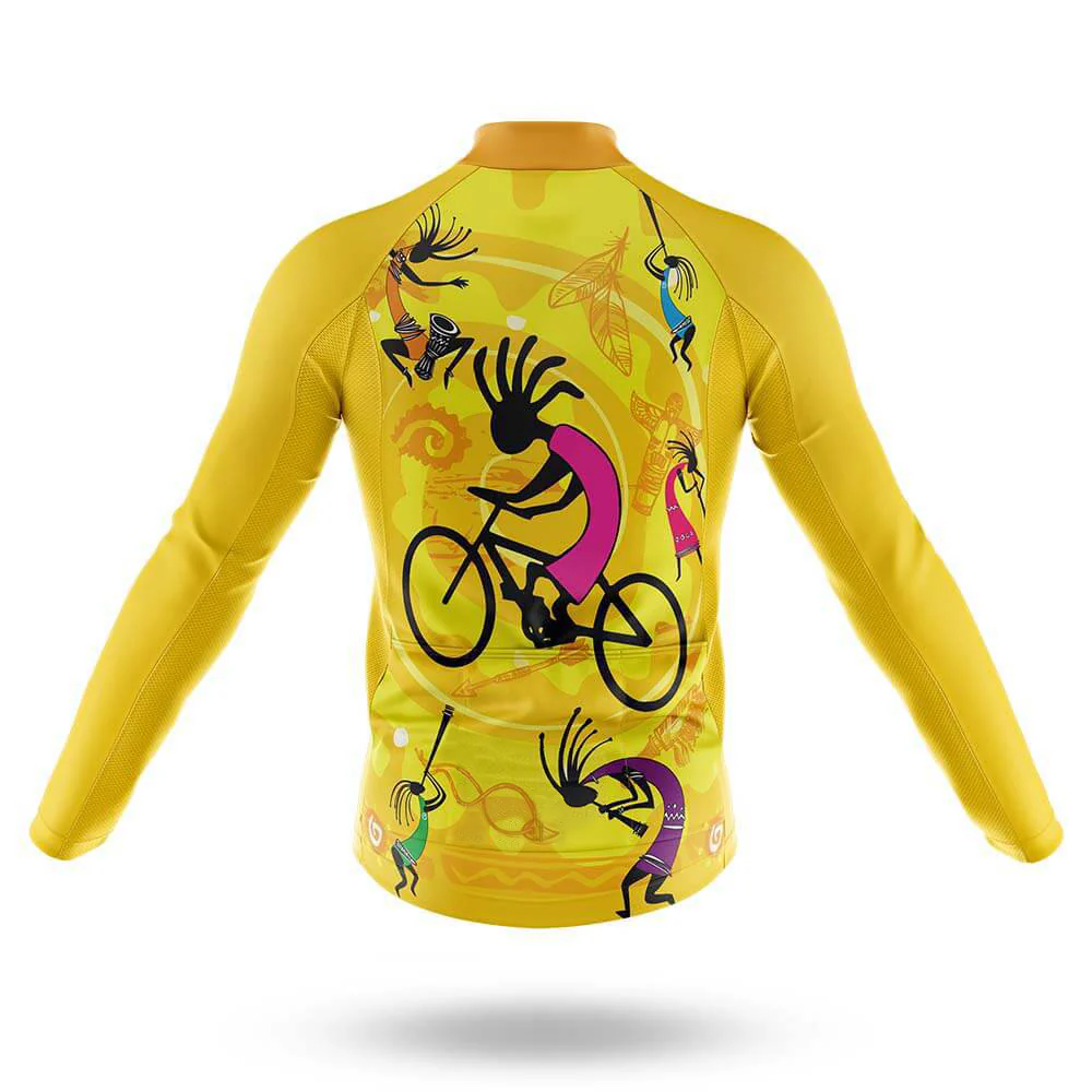 Yellow kokopelli Men's Cycling Kit - Image 6