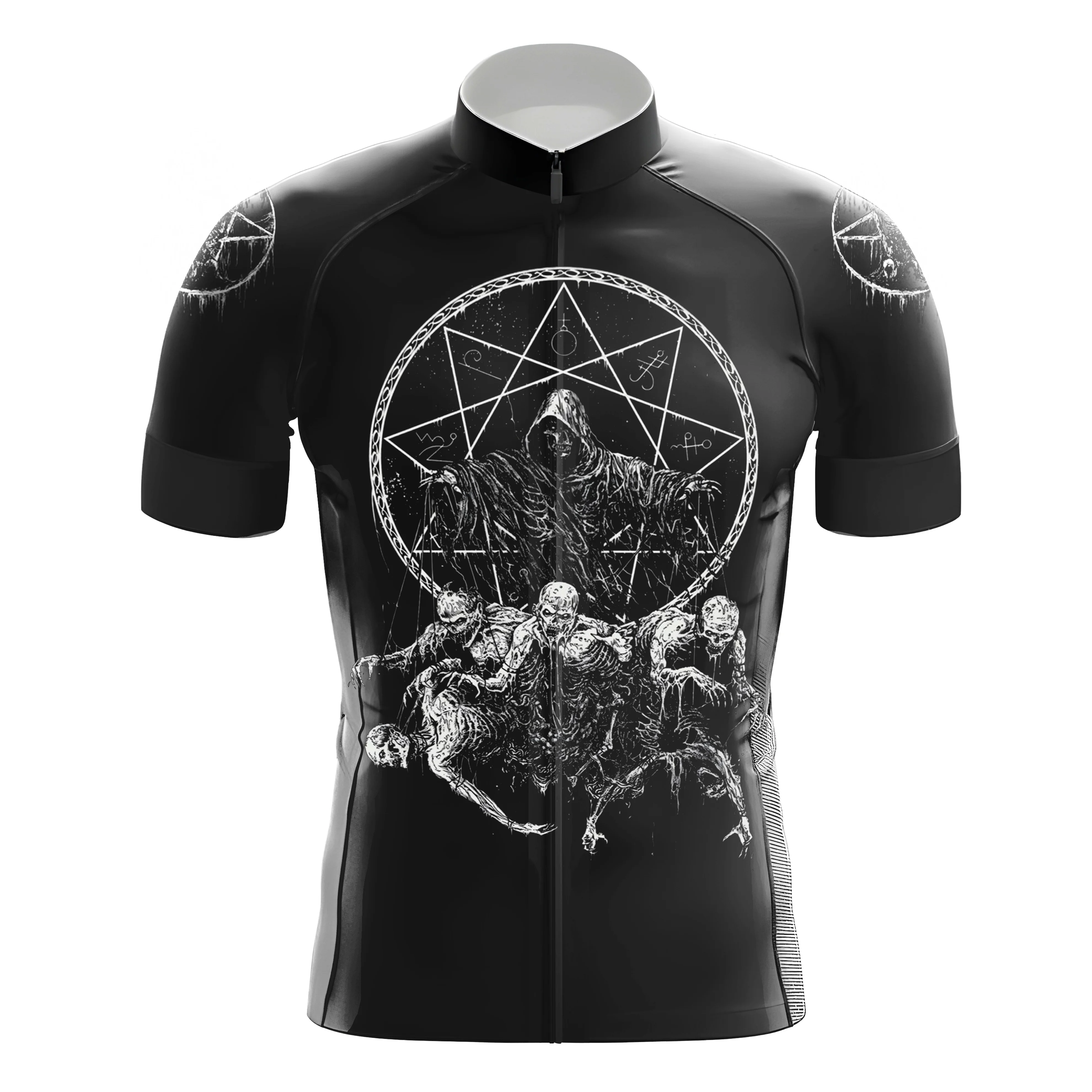 Mystical Skull Art Men's Cycling Kit - Image 3