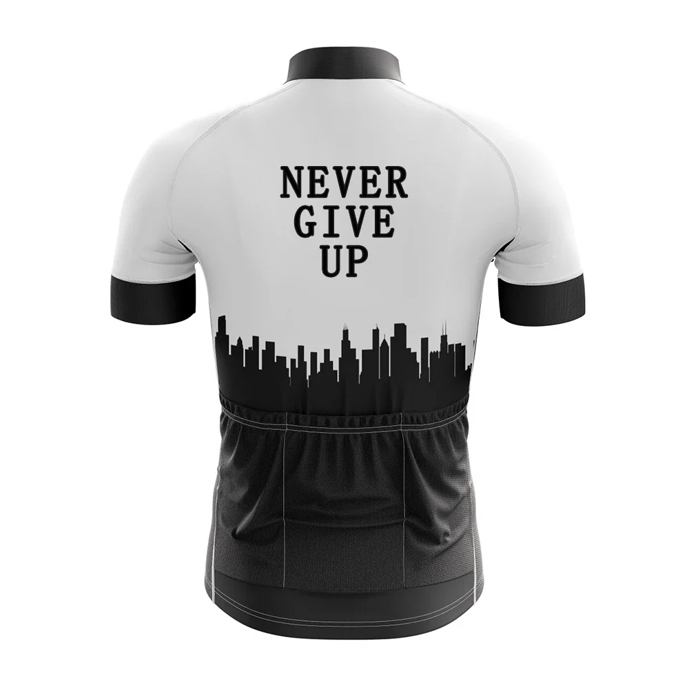 Never Give Up Men's Short Sleeve Cycling Kit - Image 4