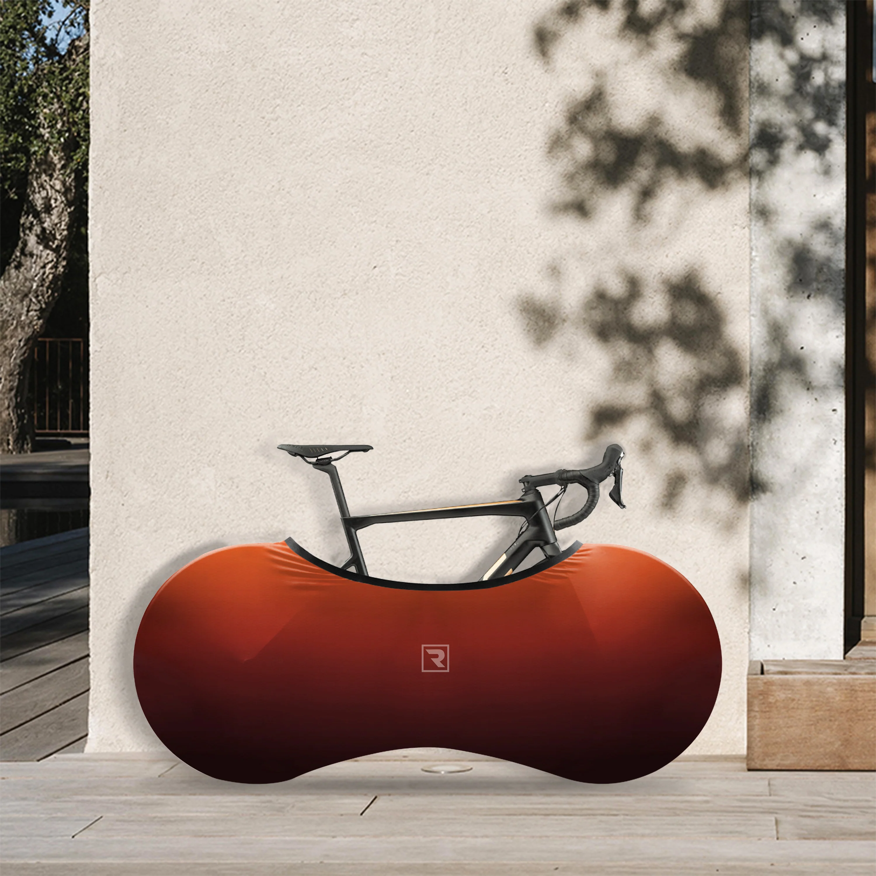 Orange Gradient Bicycle Wheels Cover - Image 3