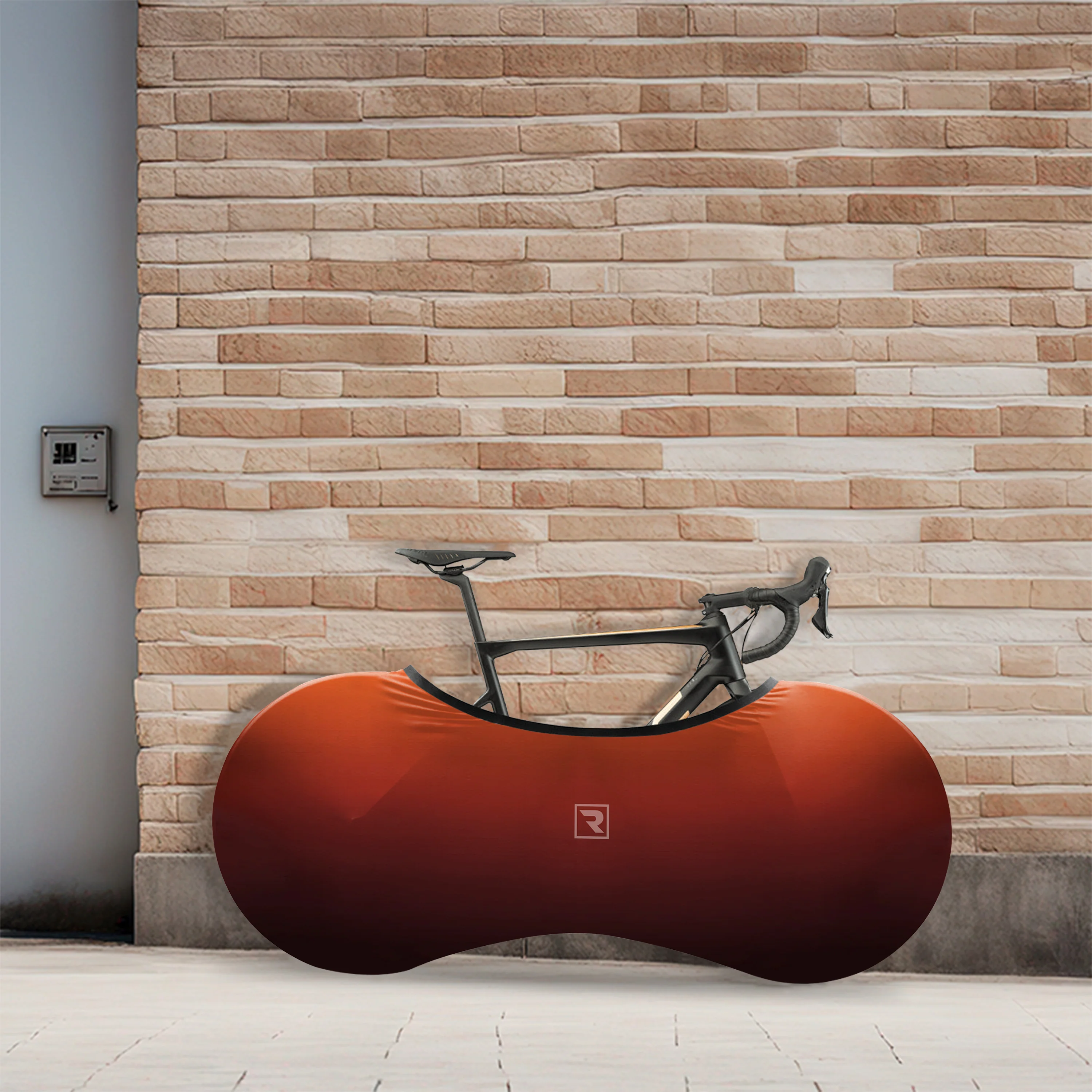 Orange Gradient Bicycle Wheels Cover - Image 4