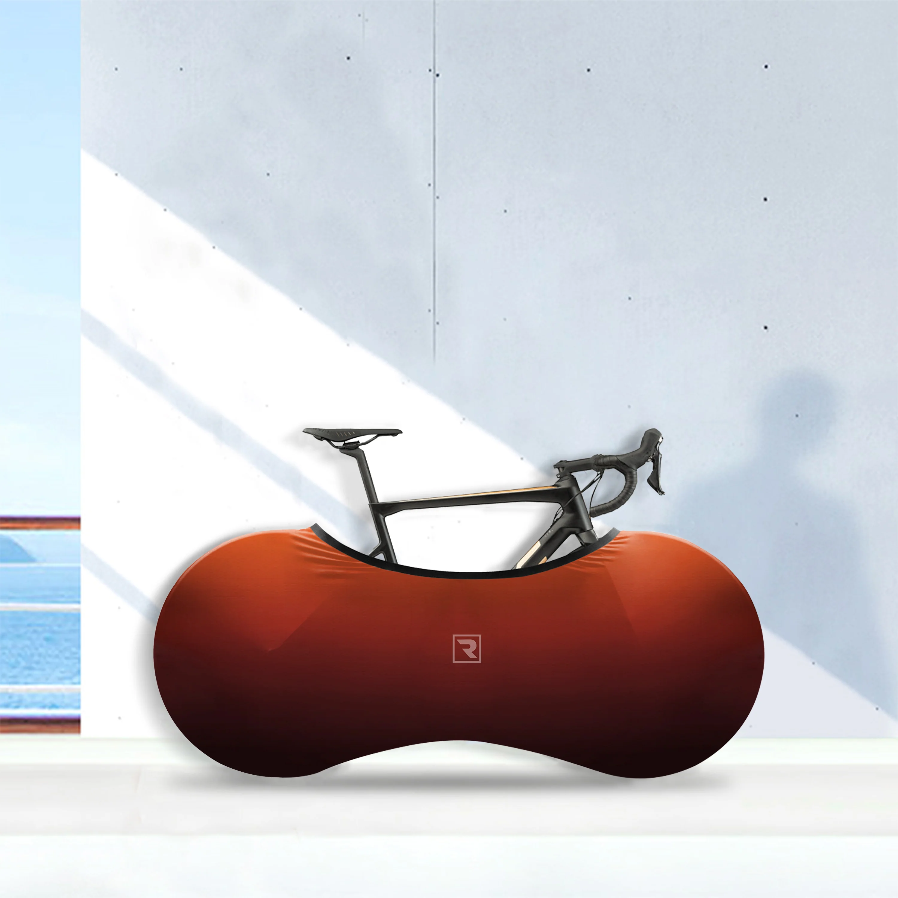 Orange Gradient Bicycle Wheels Cover - Image 5