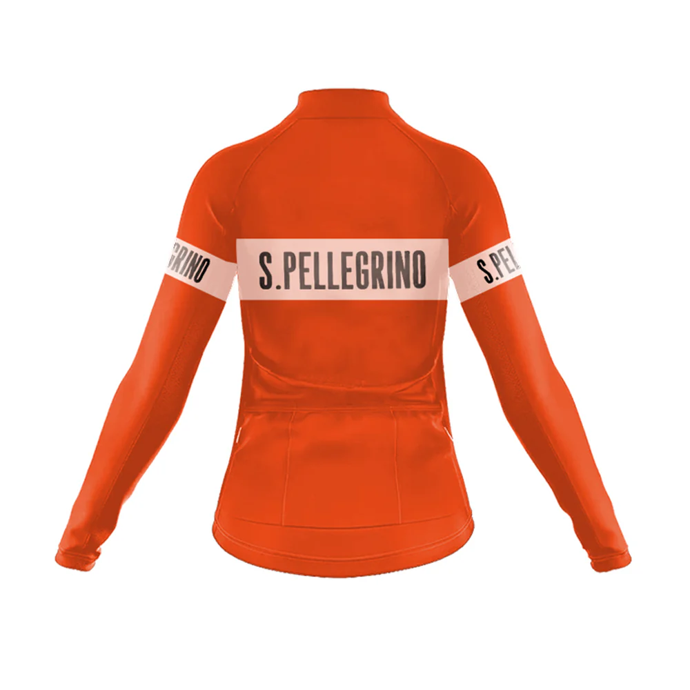 San Pellegrino Retro Women's Long Sleeve Cycling Kit - Image 4