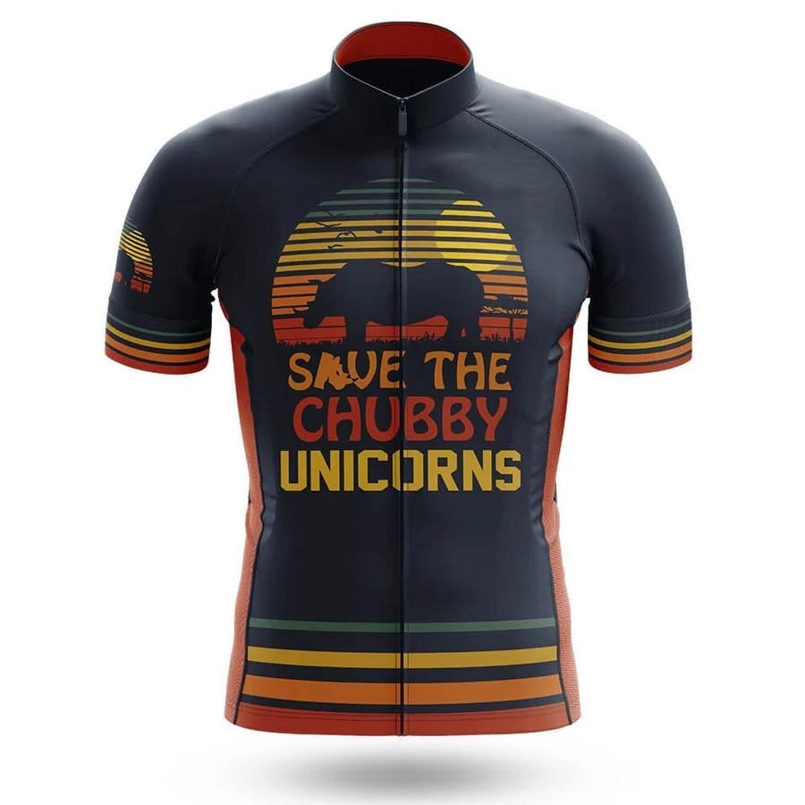 Save The Chubby Unicorns Men's Short Sleeve Cycling Kit - Image 3