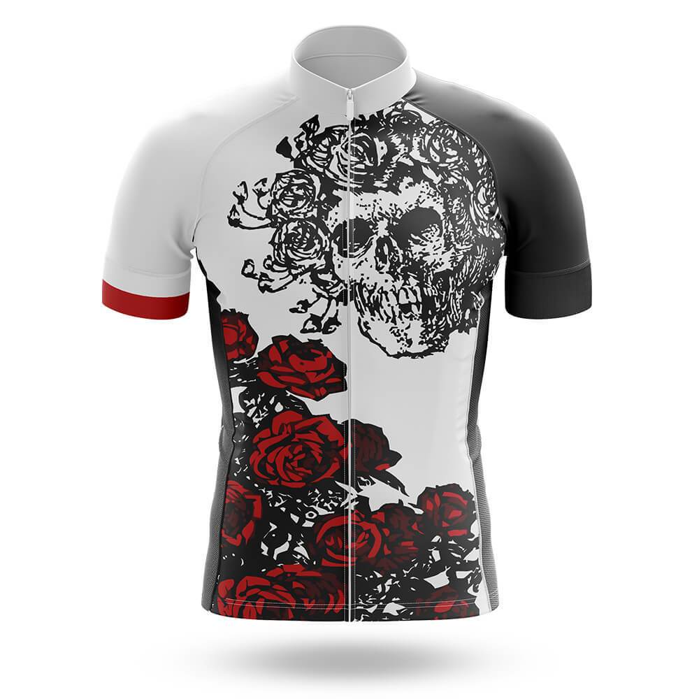 Skull Roses Men's Short Sleeve Cycling Kit - Image 3