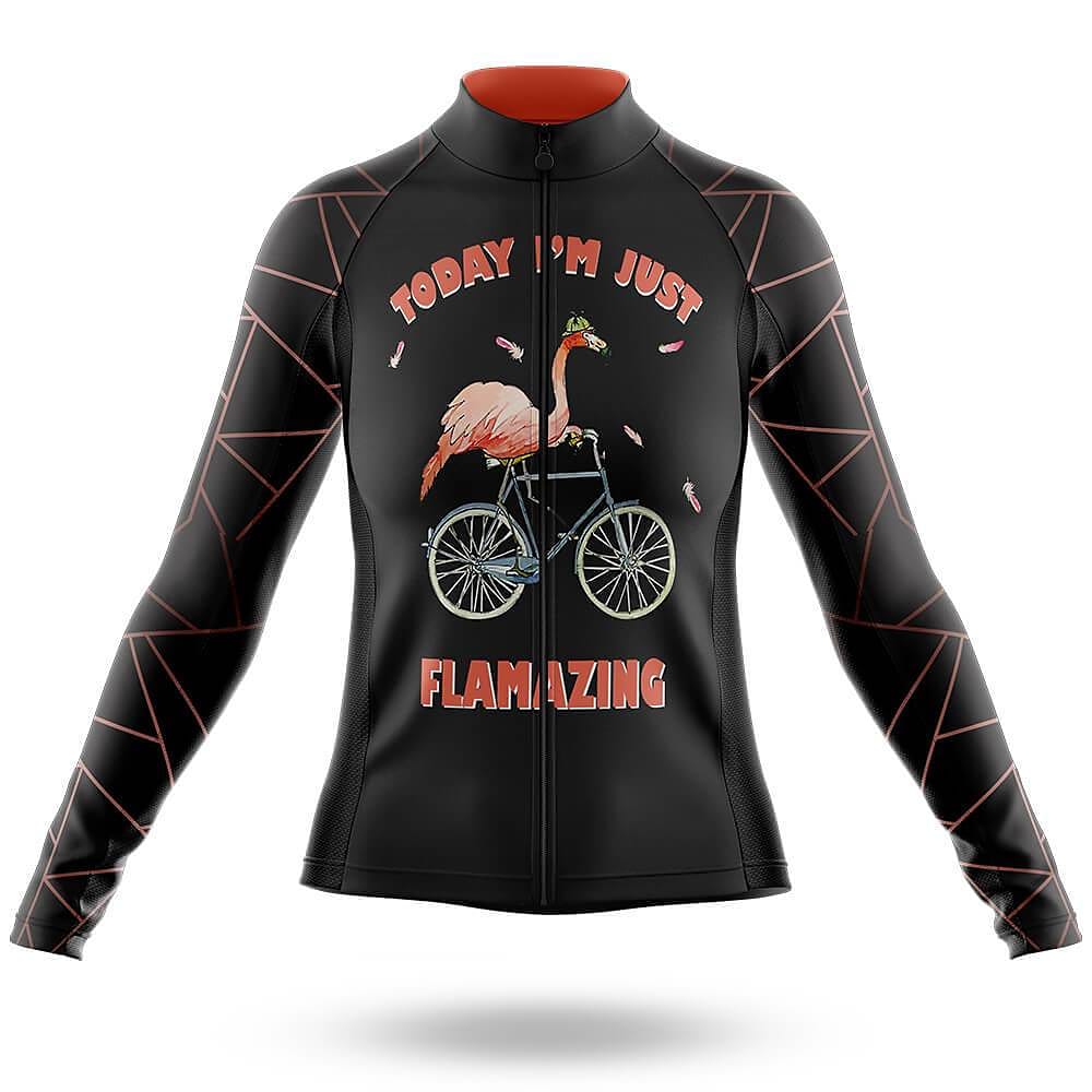 Today I'm Just Flamazing Women's Long Sleeve Cycling Kit - Image 3