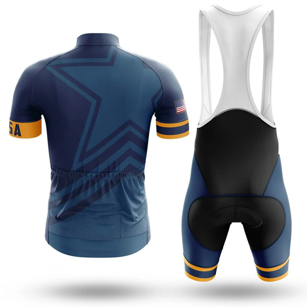 USA S5 Navy Men's Short Sleeve Cycling Kit - Image 3