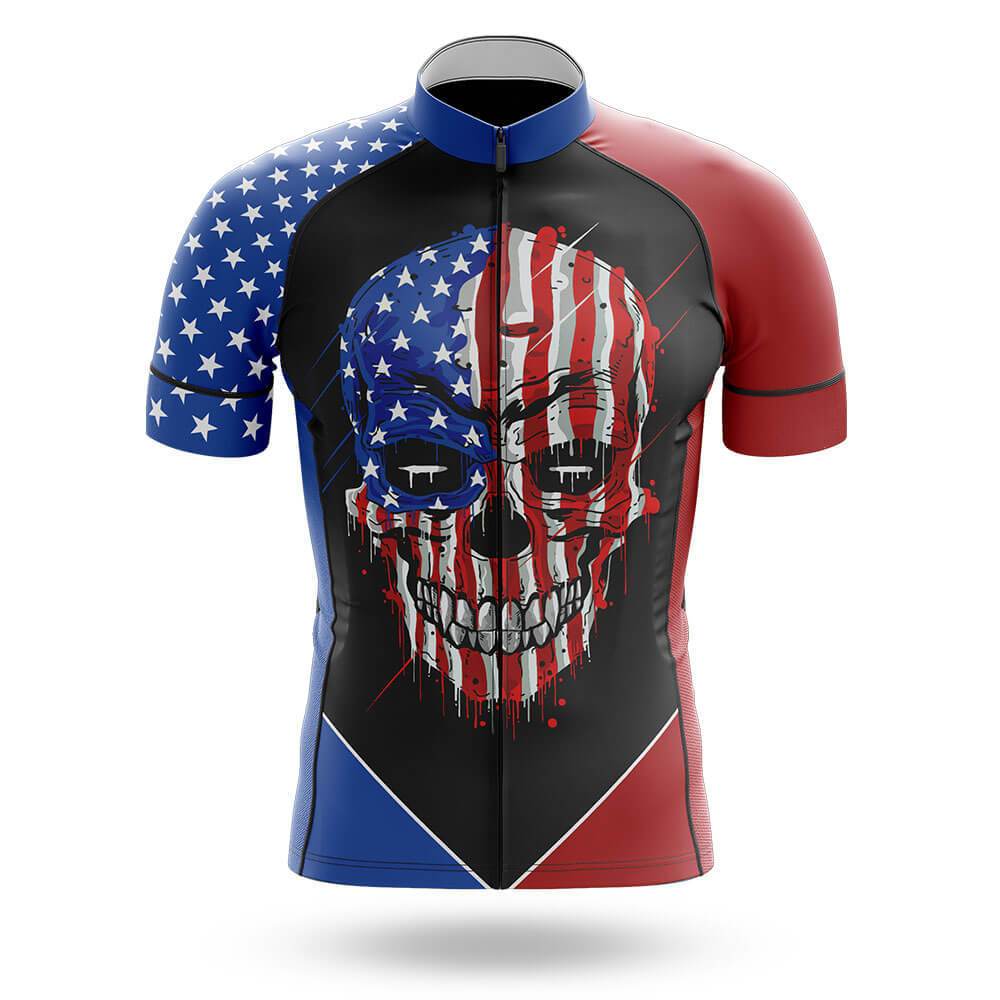 USA Skull Men's Short Sleeve Cycling Kit - Image 3